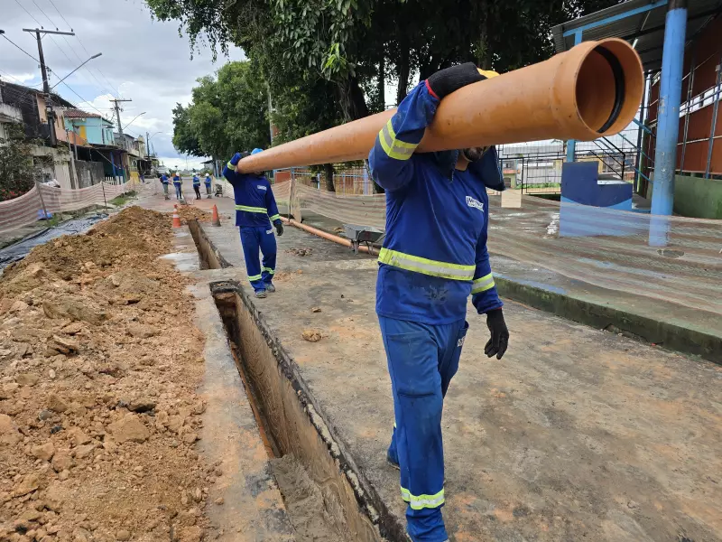 Manaus em Transformação: Obras de Esgoto Avançam e Prometem Revolucionar a Qualidade de Vida na Cidade