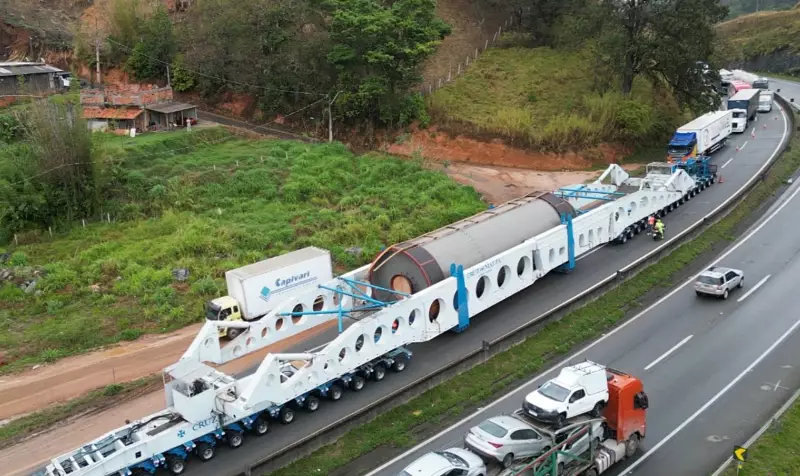 Megaoperação na Fernão Dias: Quadrilha desvia cabine de pedágio e usa 296 pneus em carreta para golpe milionário