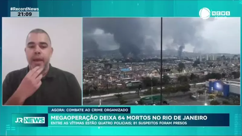 Megaoperação no Rio de Janeiro deixa 64 mortos em confronto histórico com o crime organizado
