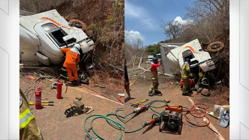 Milagre no Piauí: Criança de 2 Anos Salva Viva de Caminhão Tombado em Serra Perigosa