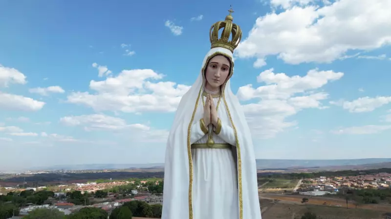 Monumento Gigante de 54 Metros à Nossa Senhora de Fátima Será Inaugurado no Crato: Veja Fotos e Detalhes
