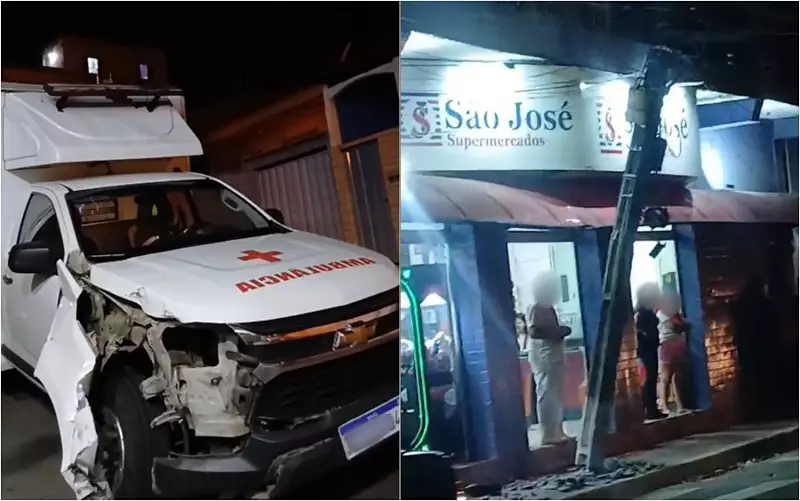 Motorista Bate em Ambulância da Prefeitura e Acaba Preso em Flagrante em Três Corações