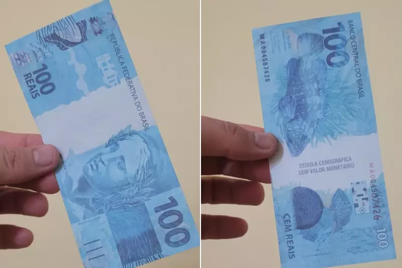 Motorista de app passa no teste de honestidade ao devolver 'dinheiro falso' que era nota de cinema