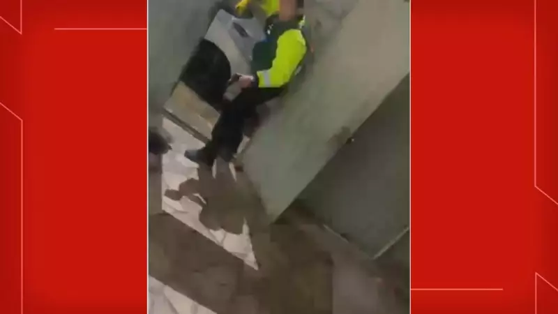 Motorista fura blitz no DF e tenta se esconder atrás de idosa durante perseguição policial