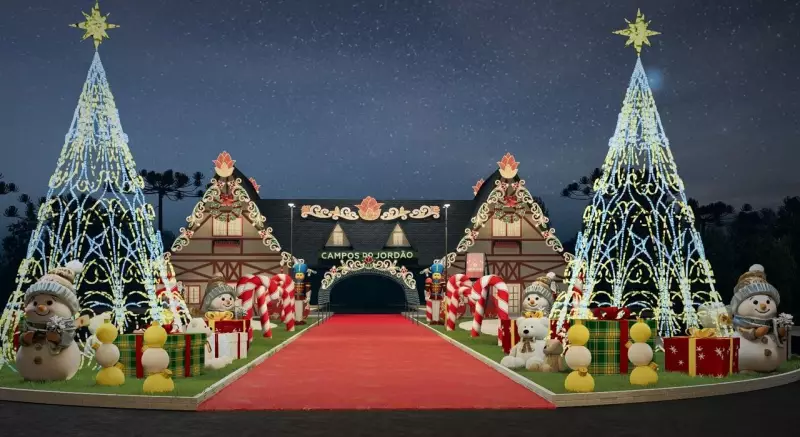 Natal Mágico em Campos do Jordão: Carros Clássicos, Espetáculos e Corais Iluminam a Serra em 2025