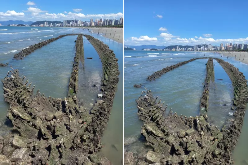 Navio Fantasma Ressurge no Litoral de SP: Mistério Marítimo Surpreende Banhistas