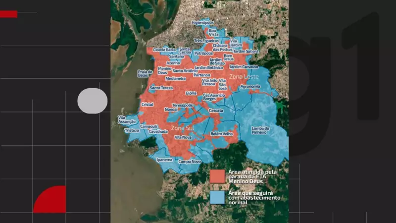 Obra na rede de água em Porto Alegre afeta 480 mil pessoas: veja lista de bairros