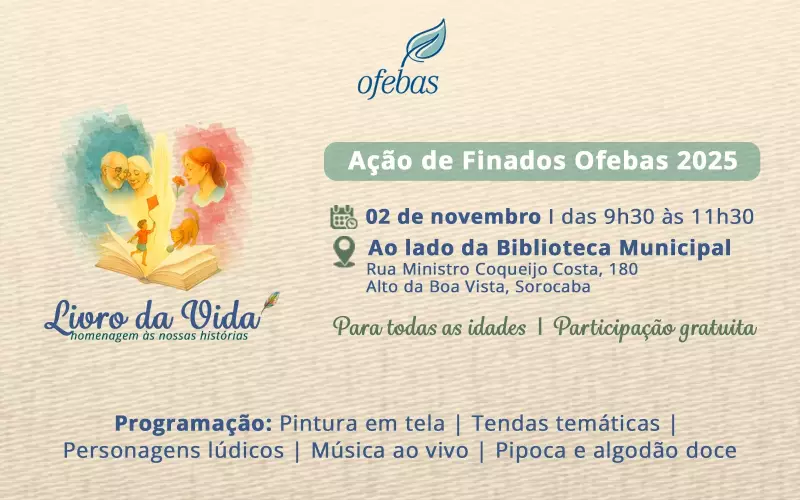 Ofebas transforma Finados com escultura-livro: uma experiência coletiva de memórias