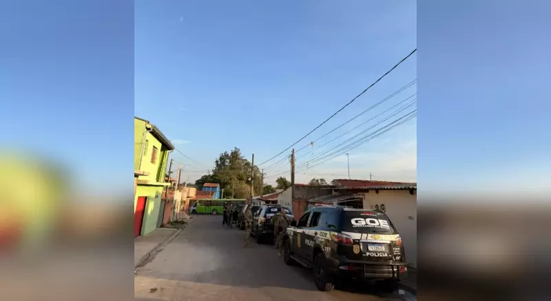 Operação da Polícia Civil em Salto desmantela esquema criminoso e apreende armas e drogas