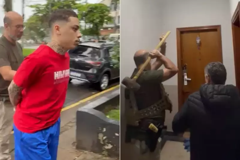 Operação Policial Desmantela Chefão de Golpes Bancários em Ação Espetacular em Santos; Veja o Vílogo