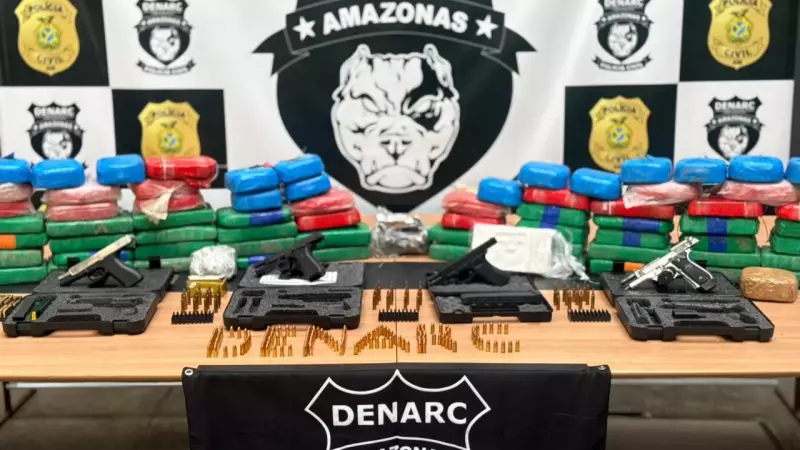 Operação da Denarc apreende 153 kg de cocaína e prende principal fornecedor de drogas da Zona Norte de Manaus