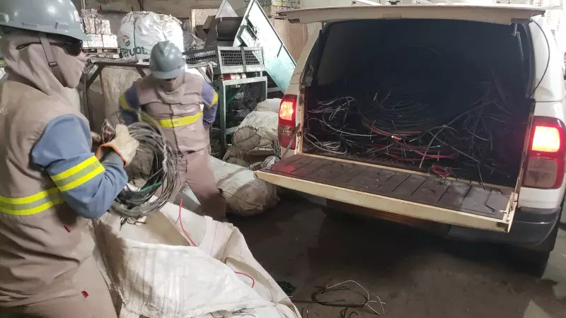 Operação Eletro-Alvo: Gerente de Sucataria é Preso e Toneladas de Cabos de Cobre São Apreendidos em Santarém