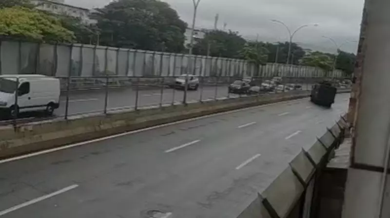 Operação Policial Paralisa Linha Amarela no Rio: Tráfego Interrompido por Ocorrência Grave