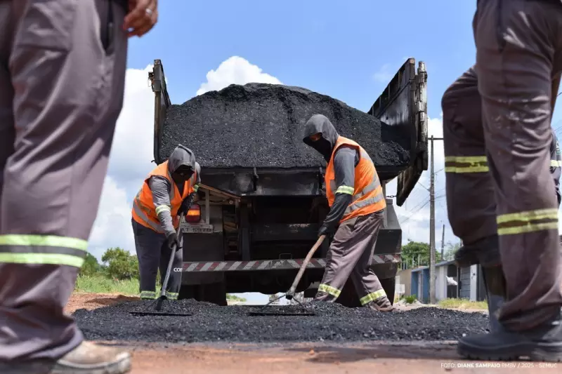 Operação Tapa-Buraco Ganha Força em Boa Vista: Prefeitura Acelera Recuperação de Vias