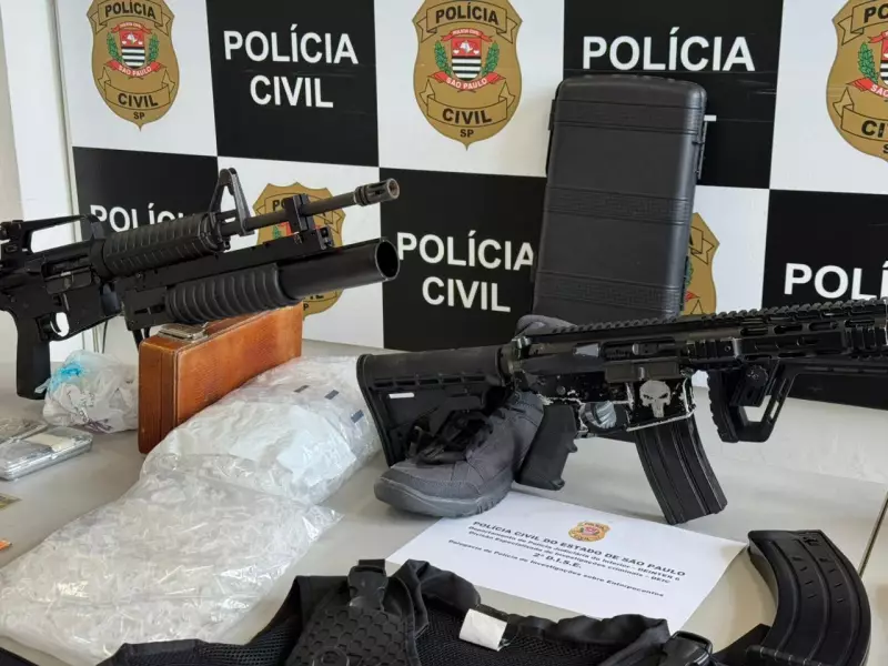 PCC em Choque: Líder da Facção e Namorada Presos com Arsenal de Guerra e Meio Milhão em Dinheiro