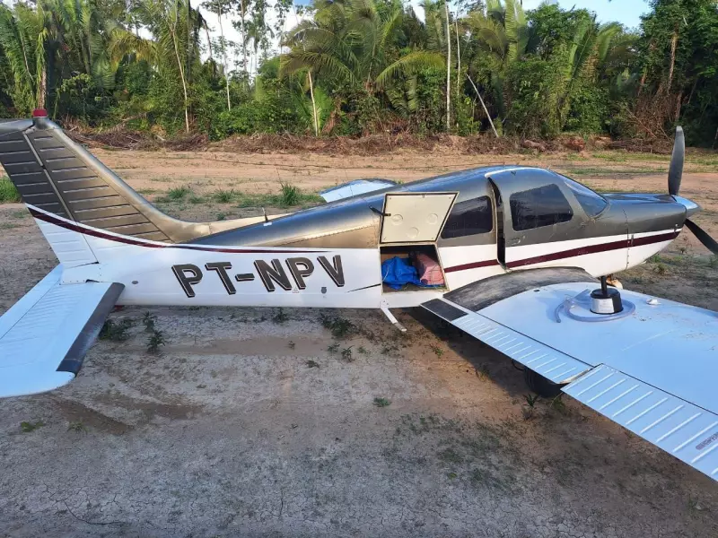 PF intercepta avião com meia tonelada de drogas em Rondônia: megaoperação desmonta esquema de tráfico aéreo