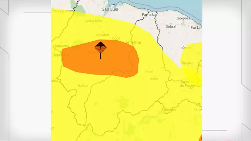 Piauí em Alerta: Chuvas Intensas e Calor Extremo Marcam a Semana no Estado