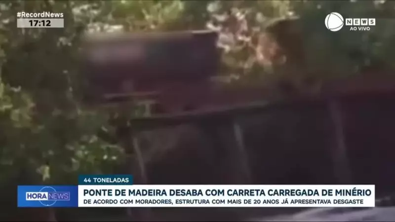 Ponte de Madeira Desaba em Grajaú e Deixa Moradores Ilhados — Veja a Situação Crítica
