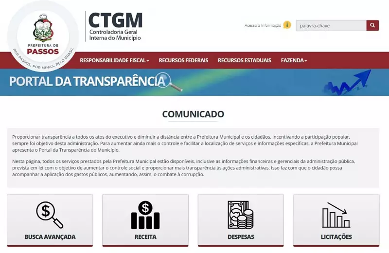 Portal da Transparência de Passos sob Alerta: MP Aponta Falhas Graves e Cobra Correções Imediatas