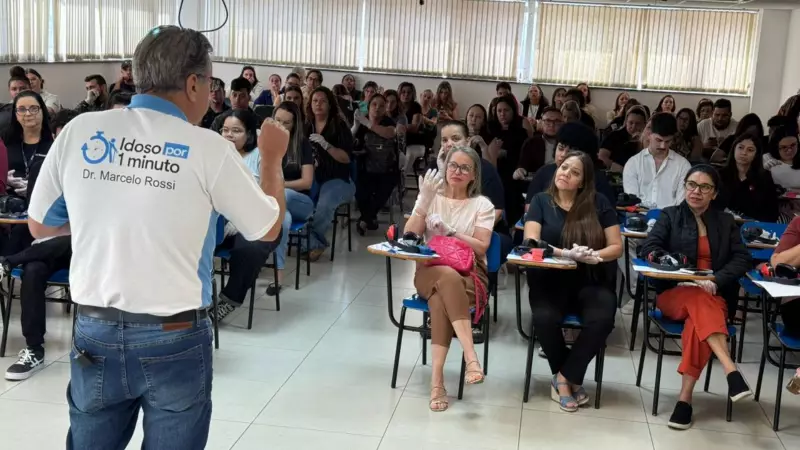 Pátio Limeira Shopping promove experiência sensorial para conscientização sobre envelhecimento