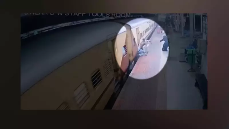 Resgate de Tirar o Fôlego: Mulher Salva de TREM EM MOVIMENTO na Índia em Cena Dramática