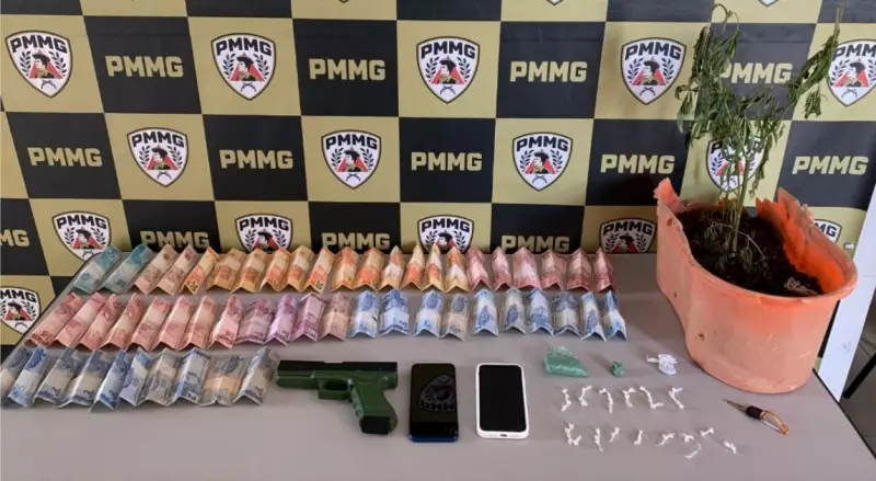 Tentativa de Fuga em Buena Vista: PM apreende réplica de arma e drogas com motociclista