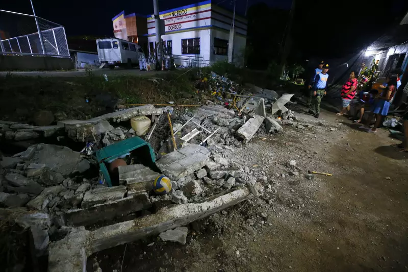 Terra treme nas Filipinas: vídeo captura momento de pânico durante terremoto de magnitude 7.4