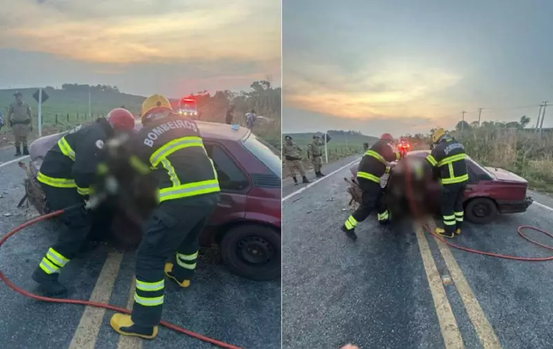 Tragédia na TO-342: Colisão entre veículos deixa uma vítima fatal e três feridos no Tocantins