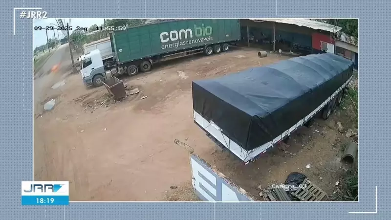Tragédia em Boa Vista: Motociclista morre após colidir com caçamba e pegar fogo