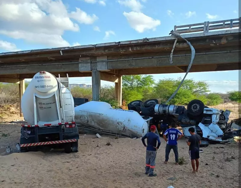 Tragédia na BR-304: Caminhoneiro Perde a Vida em Acidente Envolvendo Carreta em Lajes