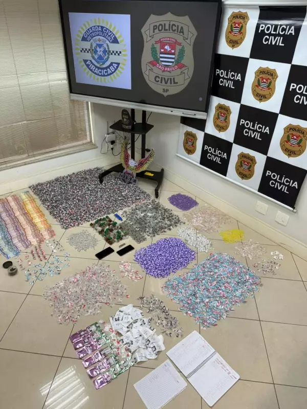 Tráfico em Piracicaba: Polícia apreende drogas com lacres invioláveis e revela alto nível de profissionalização