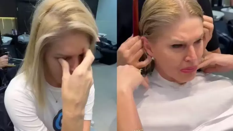 Val Marchiori vive momento de superação: emociona-se ao cortar cabelos durante tratamento contra câncer de mama