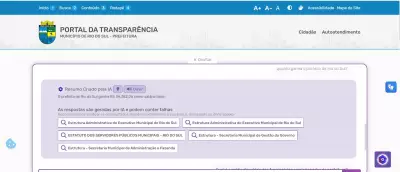 Inteligência Artificial Chega ao Portal da Transparência: SC Lança Ferramenta Revolucionária