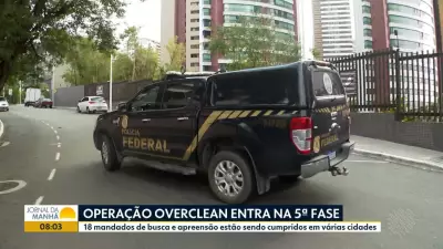 Operação Overclean: PF deflagra nova fase e mira esquema de corrupção em licitações