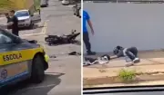 Aluno de Autoescola Atropela Motociclista em Pedreira: Vítima em Estado Grave