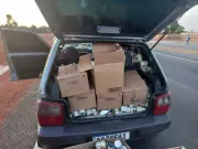 Criminosos roubam carga de leite condensado e trocam tiros com PMs em perseguição em Curvelo