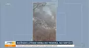 Incêndio ameaça Parque Nacional da Serra do Teixeira: bombeiros combatem fogo na Paraíba