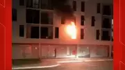 Incêndio de grandes proporções destrói apartamento no Sol Nascente, DF; veja vídeo