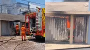 Incêndio em Teresina: Bombeiros Controlam Chamas que Destruíram Residência no Bairro Primavera