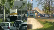 Ônibus FICA SEM FREIOS e despenca dentro de córrego em cidade do interior de SP; VÍDEO impressionante