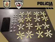 Operação da PM em Minas: Olheiro do tráfico é flagrado e cocaína e crack são apreendidos