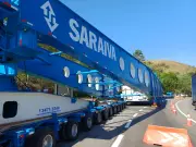 Operação na Serra das Araras: Transporte de Carga Superdimensionada é Adiado por Problemas Técnicos