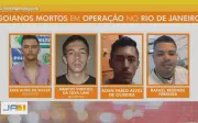 Operação no Rio: 4 criminosos de Goiás são eliminados em megaoperação policial