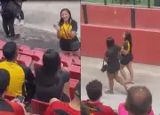 Torcedora do Sport que viralizou ao flagrar traição no estádio desmente polêmica: