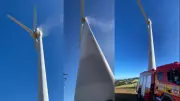 Tragédia em SC: Trabalhador morre carbonizado durante manutenção em torre de energia eólica