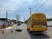 Tragédia no Trânsito: Colisão entre Moto e Ônibus Escolar Mata Homem em Cruzamento de Gurupi