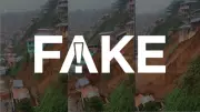 VÍDEO VIRAL É FAKE: 'Deslizamento' no Rio com casas caindo foi criado por inteligência artificial
