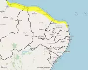 Ventos Fortes no RN: INMET emite alerta para litoral potiguar até terça-feira