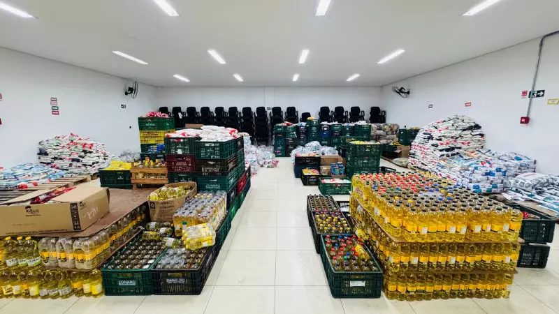 38ª Festa do Peão de Extrema arrecada 31 toneladas de alimentos