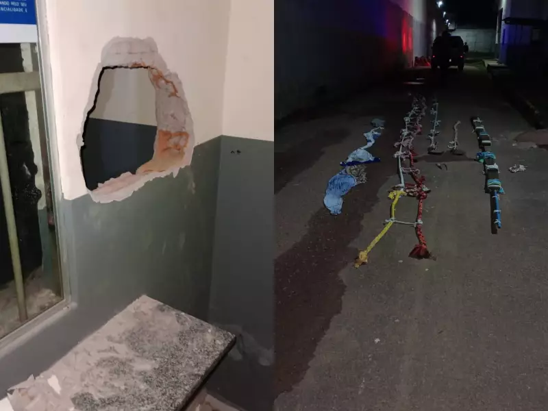 7 detentos tentam fuga por buraco em parede de presídio no Acre
